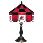 Utah Utes Stained Glass Table Lamp