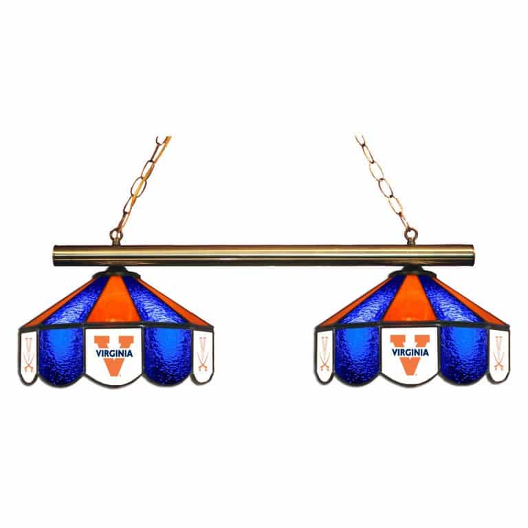 Virginia Cavaliers Stained Glass Game Table Lamp | moneymachines.com
