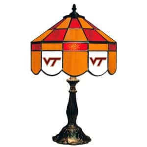 Virginia Tech Hokies Stained Glass Table Lamp | moneymachines.com