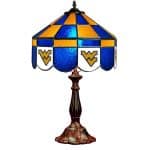 West Virginia Mountaineers Stained Glass Table Lamp
