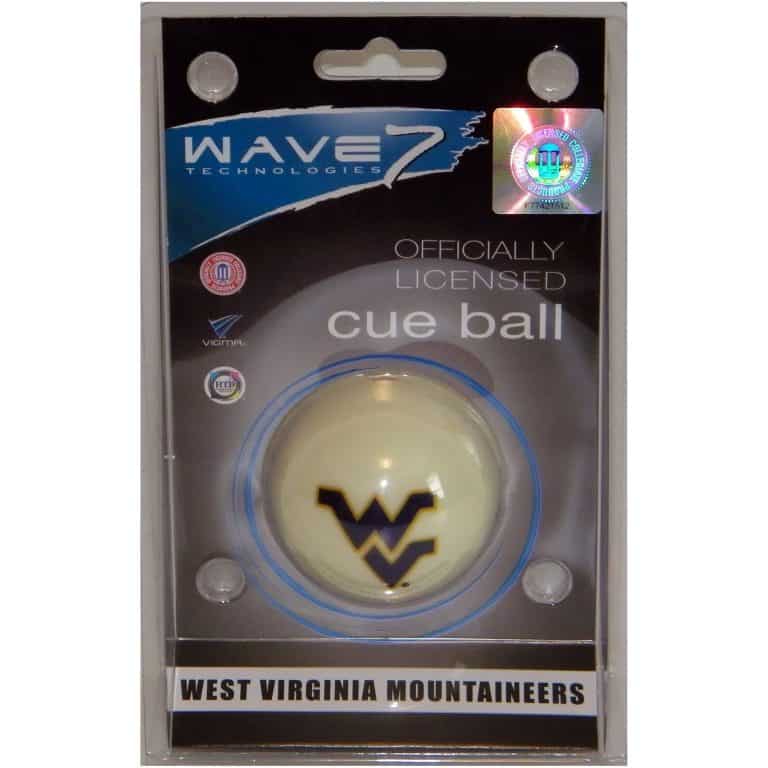 West Virginia Mountaineers Billiard Cue Ball | moneymachines.com