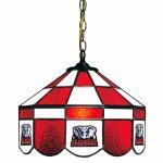 Alabama Crimson Tide College NCAA Stained Glass Swag Hanging Lamp