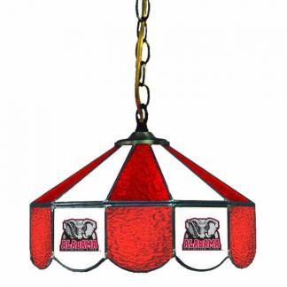 Alabama Crimson Tide Stained Glass Swag Hanging Lamp | moneymachines.com