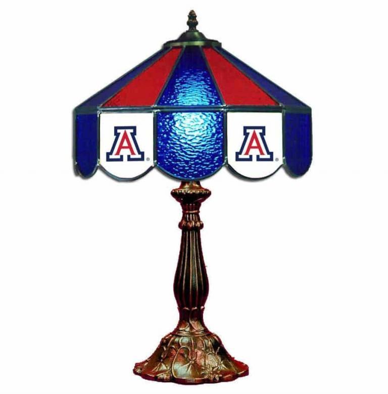 Arizona Wildcats Stained Glass Table Lamp | moneymachines.com