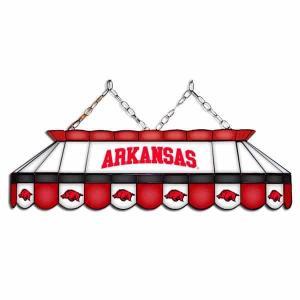 Arkansas Razorbacks MVP 40" Tiffany Stained Glass Pool Table Lamp | moneymachines.com