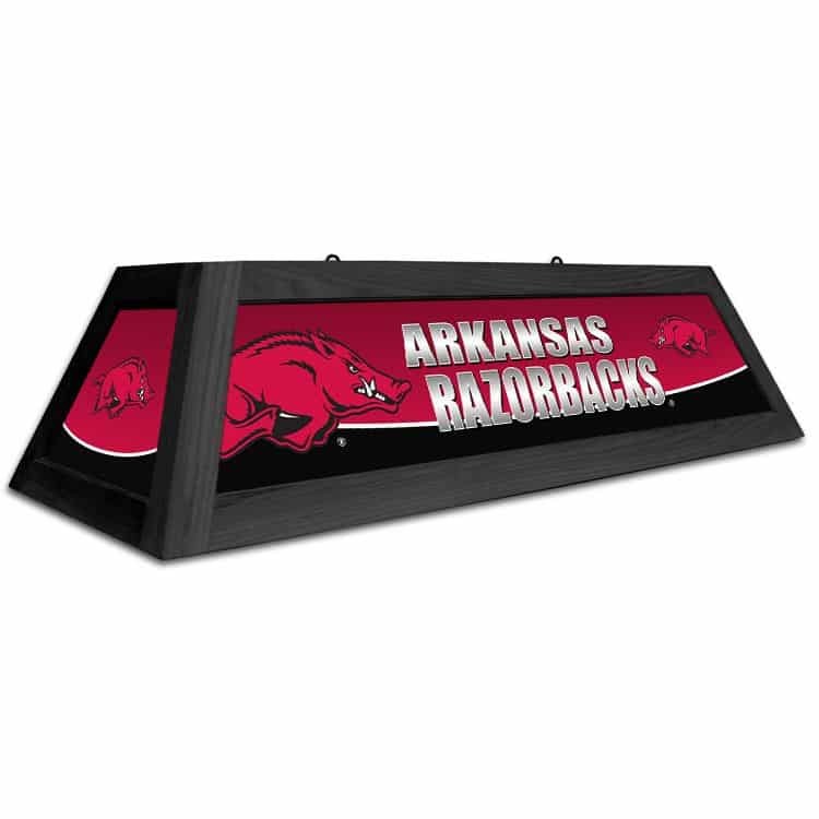 Arkansas Razorbacks Spirit Billiard Table Lamp | moneymachiines.com