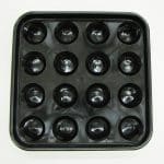 Pool Ball Tray - Black Plastic
