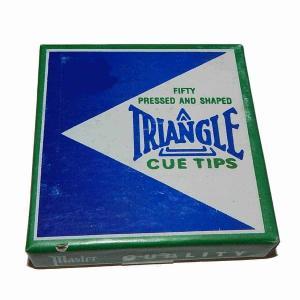 Box of 50 Replacement 12 MM Triangle Glue-On Cue Tips | moneymachines.com