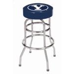 Brigham Young Cougars College Logo Double Rung Bar Stool
