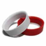 Bumper Pool Hole Liners - Set of 2 Red and White