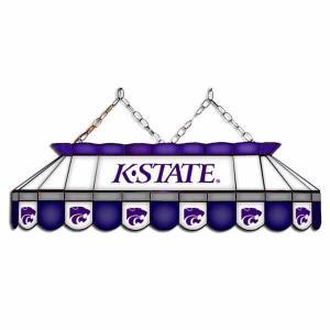 Kansas State Wildcats MVP 40" Tiffany Stained Glass Pool Table Lamp | moneymachines.com