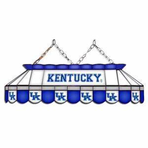 Kentucky Wildcats MVP 40" Tiffany Stained Glass Pool Table Lamp | moneymachines.com