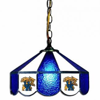 Kentucky Wildcats Stained Glass Swag Hanging Lamp | moneymachines.com