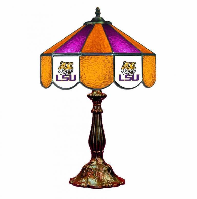 LSU Tigers Stained Glass Table Lamp | moneymachines.com