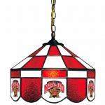 Maryland Terrapins College NCAA Stained Glass Swag Hanging Lamp
