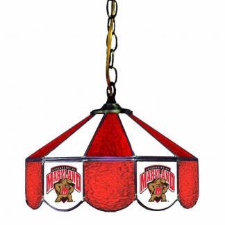 Maryland Terrapins Stained Glass Swag Hanging Lamp | moneymachines.com