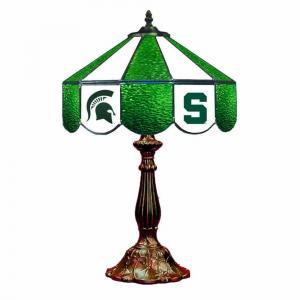 Michigan State Spartans Stained Glass Table Lamp | moneymachines.com