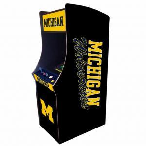 Michigan Wolverines Arcade Multi-Game Machine | moneymachines.com