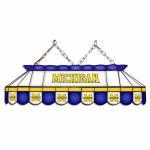 Michigan Wolverines MVP 40" Tiffany Stained Glass Pool Table Lamp