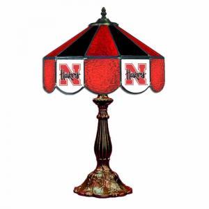 Nebraska Cornhuskers Stained Glass Table Lamp | moneymachines.com