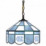 North Carolina Tar Heels College NCAA Stained Glass Swag Hanging Lamp