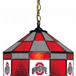 Ohio State Buckeyes College NCAA Stained Glass Swag Hanging Lamp