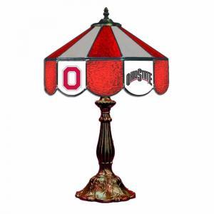 Ohio State Buckeyes Stained Glass Table Lamp | moneymachines.com