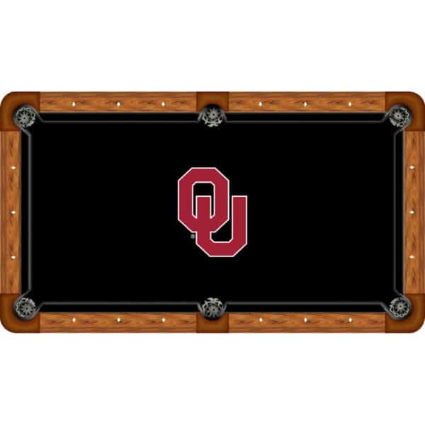 Oklahoma Sooners Billiard Table Cloth Black | moneymachines.com