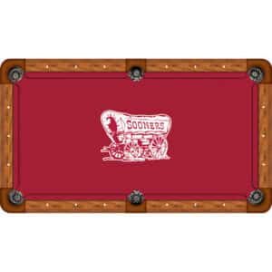 Oklahoma Sooners Billiard Table Cloth Wagon Red | moneymachines.com