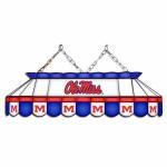 Ole Miss Rebels MVP 40" Tiffany Stained Glass Pool Table Lamp