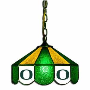 Oregon Ducks Stained Glass Swag Hanging Lamp | moneymachines.com