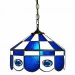 Penn State Nittany Lions College NCAA Stained Glass Swag Hanging Lamp