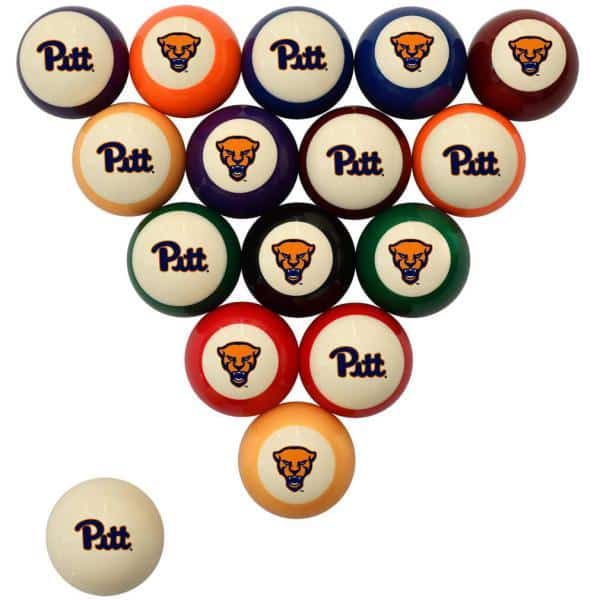 Pittsburgh Panthers Billiard Ball Set | moneymachines.com
