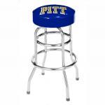 Pittsburgh Panthers College Logo Double Rung Bar Stool