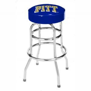 Pittsburgh Panthers College Logo Double Rung Bar Stool | moneymachines.com