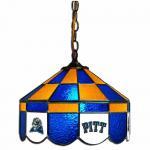 Pittsburgh Panthers College NCAA Stained Glass Swag Hanging Lamp