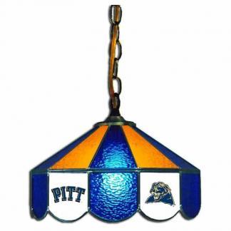 Pittsburgh Panthers Stained Glass Swag Hanging Lamp | moneymachines.com