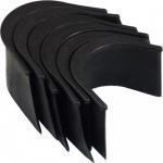 Pool Table Rubber 3" Pocket Liners - Set of 6