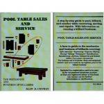 Pool Table Sales & Service Book