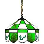 South Florida Bulls College NCAA Stained Glass Swag Hanging Lamp
