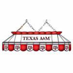 Texas A&M Aggies MVP 40" Tiffany Stained Glass Pool Table Lamp