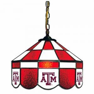 Texas A&M Aggies Stained Glass Swag Hanging Lamp | moneymachines.com