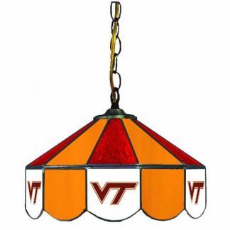 Virginia Tech Hokies Stained Glass Swag Hanging Lamp | moneymachines.com