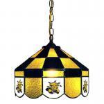 Wichita State Shockers College NCAA Stained Glass Swag Hanging Lamp