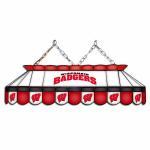 Wisconsin Badgers MVP 40" Tiffany Stained Glass Pool Table Lamp