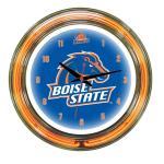 Boise State Broncos Neon Wall Clock