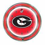 Georgia Bulldogs NCAA Neon Wall Clock