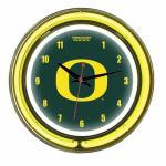Oregon Ducks NCAA Neon Wall Clock