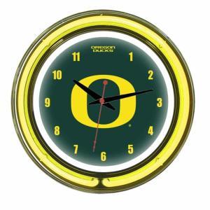 Oregon Ducks Neon Wall Clock | Moneymachines.com