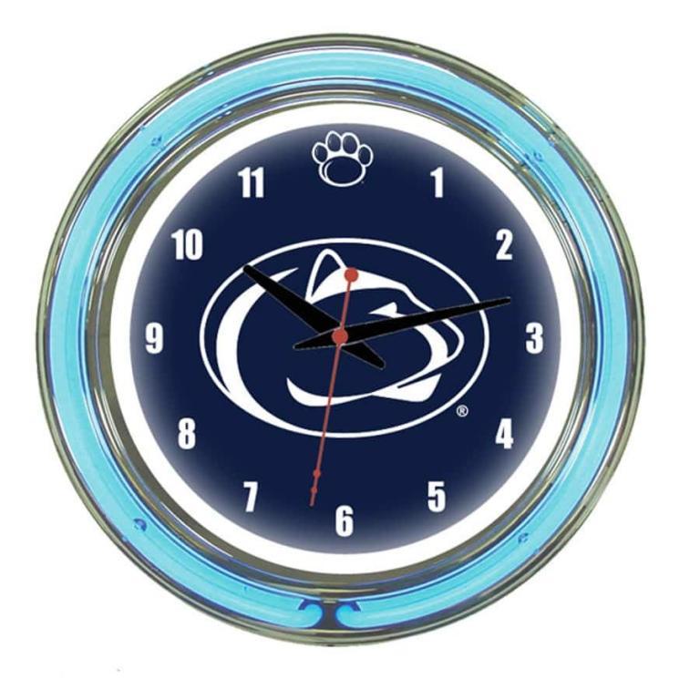 Penn State Nittany Lions Neon Wall Clock | Moneymachines.com
